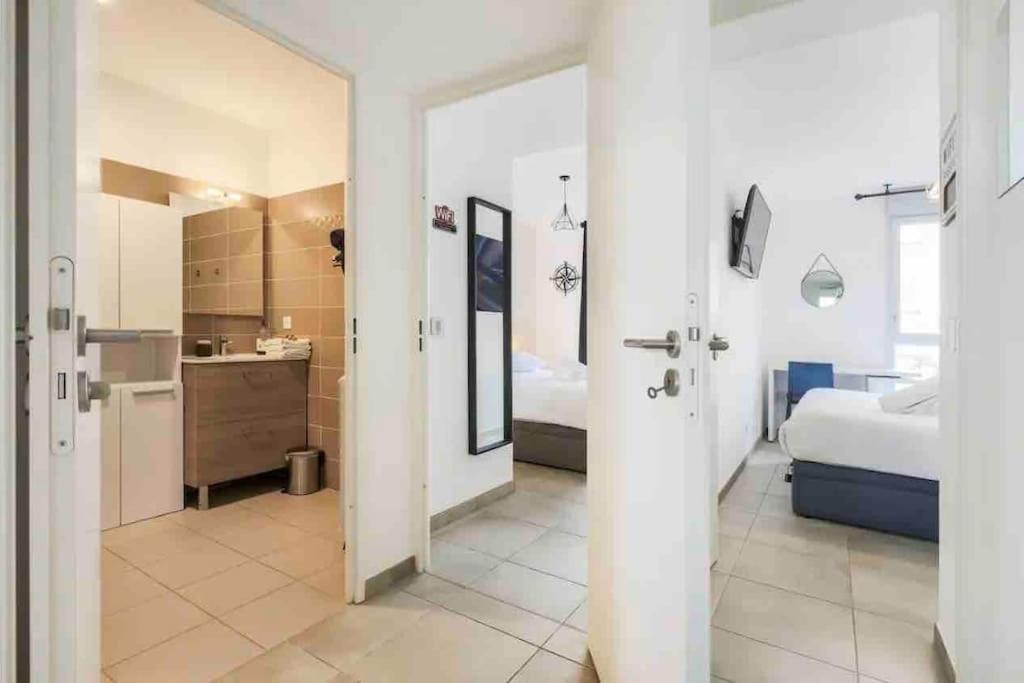 Logement Moderne Luxueux Parking Ac Cote De La Mer Nizza Exterior foto