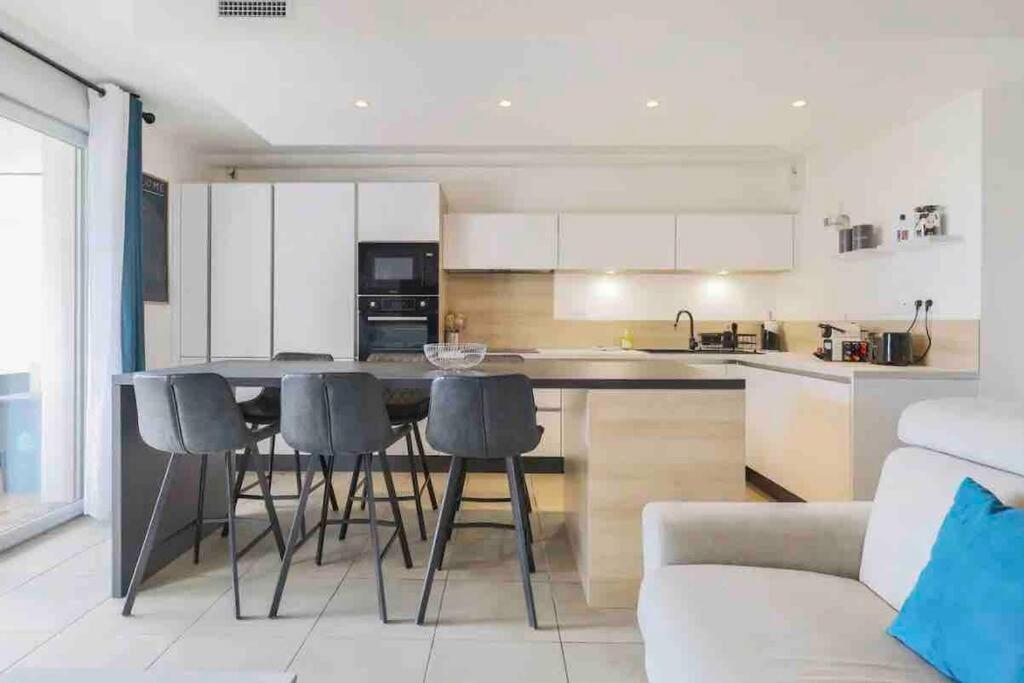Logement Moderne Luxueux Parking Ac Cote De La Mer Nizza Exterior foto
